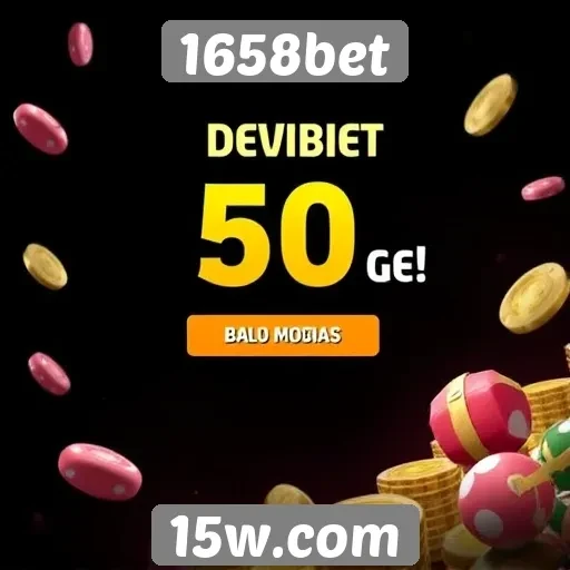 Ofertas de bônus disponíveis na plataforma 1658bet