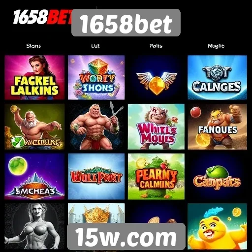 Comparação de jogos populares no 1658bet